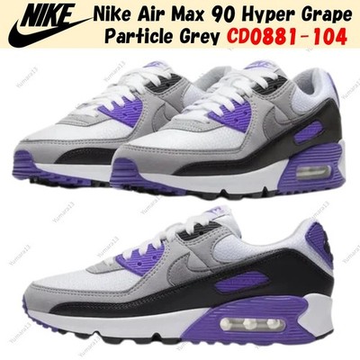 Nike Air Max 90 Hyper Grape Particle Grey CD0881-104 Men's Size