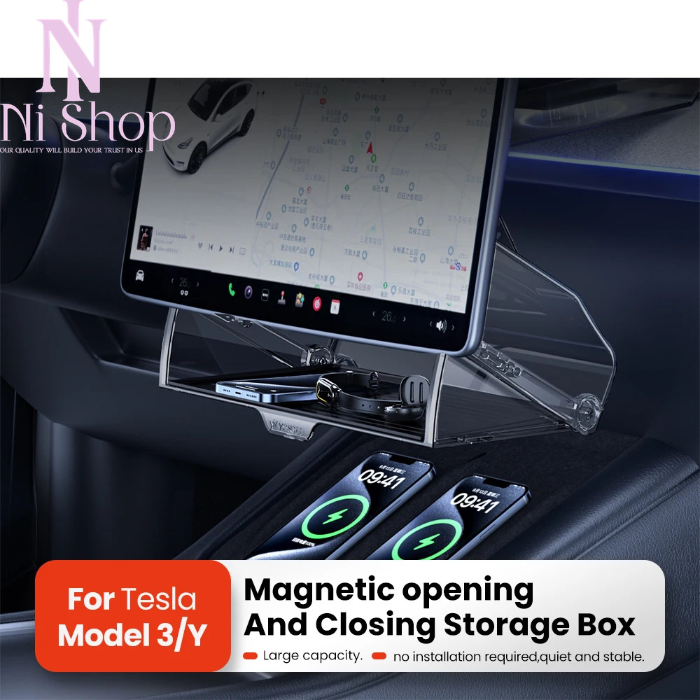 Center Console Organizer Tray for Tesla Model 3 Model Y YL Storage Box 21-26