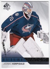 2015-16 Upper Deck SP Authentic Future Watch JOONAS KORPISALO 213 #/999 Columbus