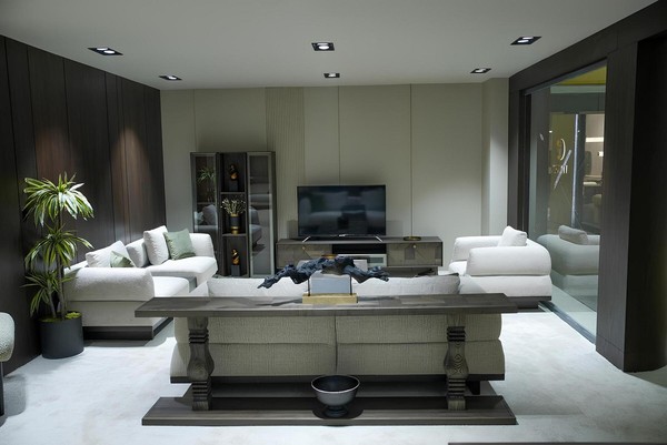 WeißE Wohnzimmer Garnitur Schicke Polstersofas Edler Sessel 3Tlg-image