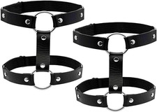 Leather Leg Garter Belt Thigh Harness Fashion Rave Body Accessories for Women 2