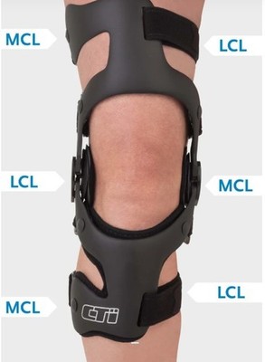Ossur CTi OTS Knee Brace w/ accutrac hinge  ACL, MCL, LCL, PCL - Small Right