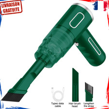 Aspirateur Sans Fil Portable Puissant 2000mAh Auto Maison Compact Multifonction