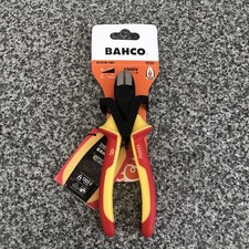 BAHCO VDE SIDE CUTTERS 160MM INSULATED ELECTRICAL WIRE CUTTING PLIERS 2101S-160