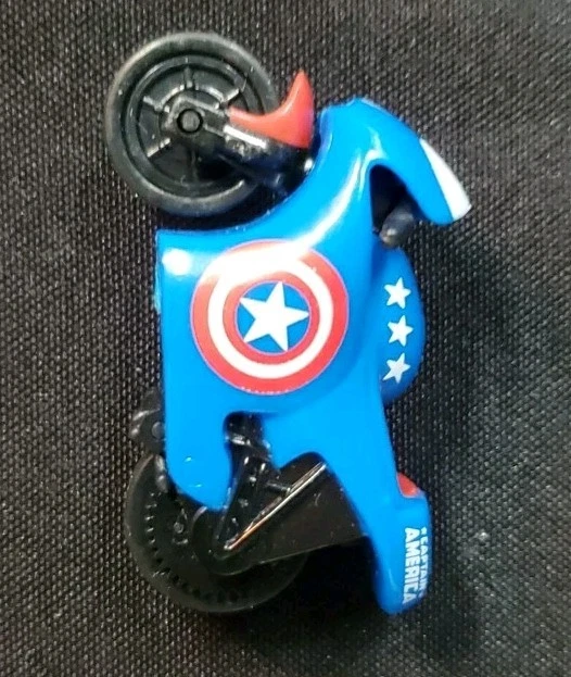 BICICLETA NITRO Marvel Serie 1 Micro-Tamaño Mega Velocidad Moto Capitán América ** Foto 2 de 4