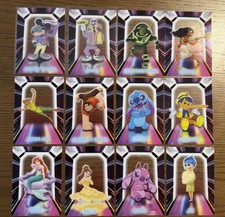 (x12) 2026 Topps Disney Neon Illuminated Neon Lights Acetate Lot