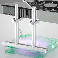 Adjustable Aluminum GPU Support Bracket Graphics Video Card Sag Stand Silver