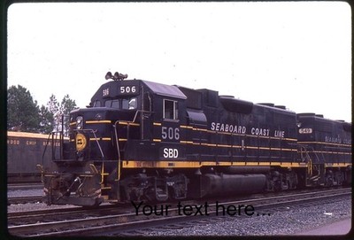 gkk954 orig. Slide Seaboard Coast Line 506 GP38 12-20-84