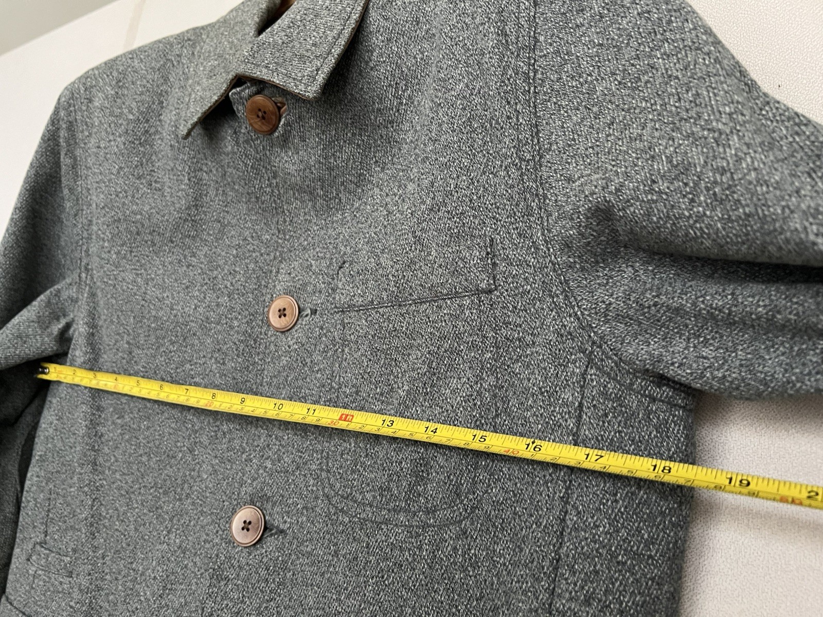 Original Penguin Men Grey Chore Jacket Size S small image 7