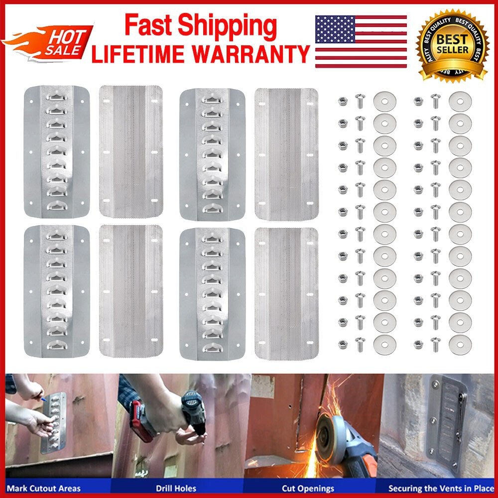 4 Pack Shipping Container Vent for Preventing Condensation and Excessive Heat US