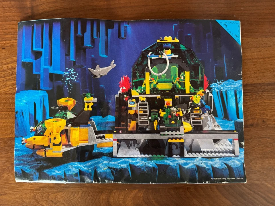 二手乐高 Aquazone:水水晶化站 6199 完整带手册 无盒 — 第 3/4 张图片