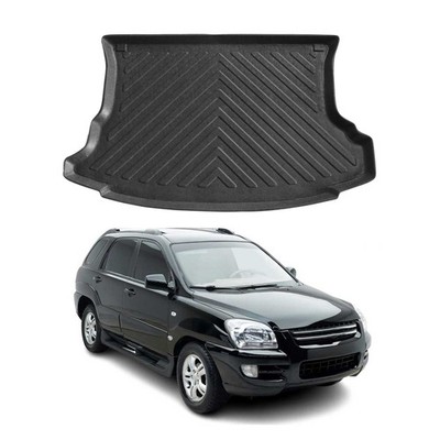 OMAC Cargo Mats Liner for Kia Sportage 2005-2010 Black All-Weather TPE