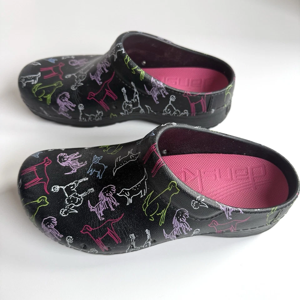 Zueco Dansko Kane para perros talla 37 cómodo zapato de enfermería mula sin cordones Dogcore Normcore Foto 4 de 4