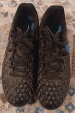 Nike Tiempo Legend 8 Elite FG Men's Soccer Cleats Size 6 Black / Blue