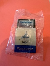 SPILLA OLIMPICA TORINO SPONSOR PANASONIC LENTICOLARE MONTAGNE APERTE E VISTA CHIUSA NUOVA