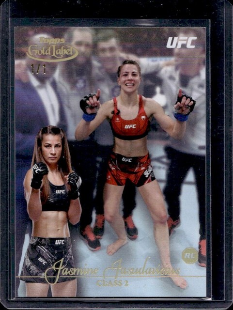 2024 Topps Gold Label UFC Jasmine Jasudavicius Class 2 Rookie RC #1/1