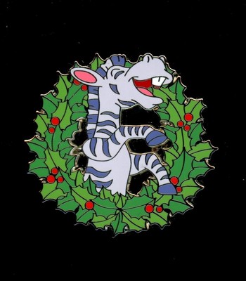 DLR Zebra It's a Small World Animals Mystery Holiday Wreath Disney
