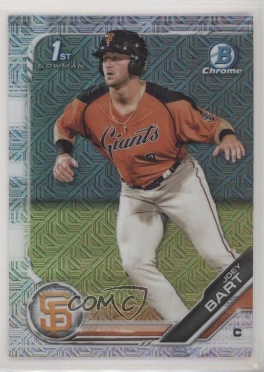 2019 Bowman Chrome Prospects Mega Box Mojo Refractor Joey Bart #BCP-50 fo7