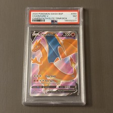 Pokemon TCG: Charizard V SWSH050 SWSH: Spada e Scudo Carte Promo Holo PSA 7