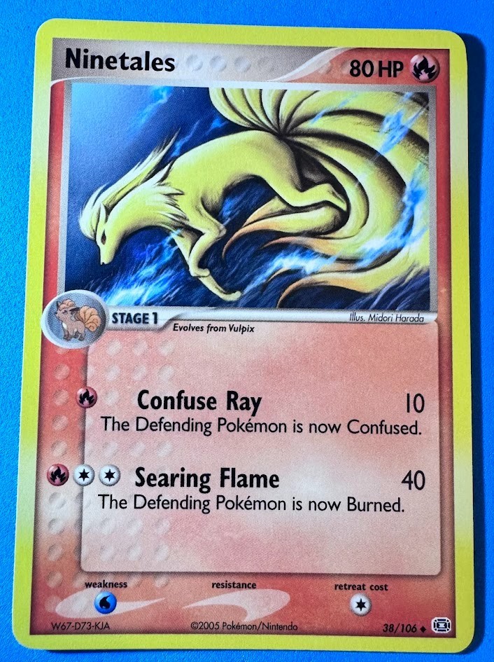 Pokemon Ninetales 38/106 Emerald Regular
