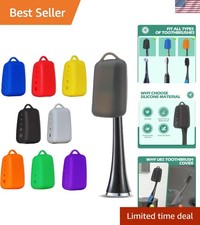 8 Pack Silicone Toothbrush Covers, Tooth Brush Cover Cap for Electric  Manua...