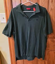 IZOD Golf Polo Shirt Men's Size XL Green Short Sleeve Collared Solid Logo