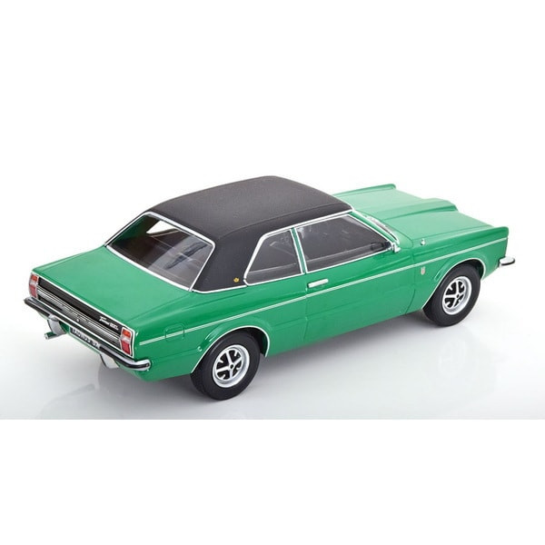■希少 美品 テクノ デンマーク FORD TAUNUS ミニカー■ Kkdc180977 1/18 Ford Taunus Gxl Sedan 1971 Vinyl Roof Green/Matte