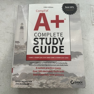 CompTIA A Complete Study Guide: Core 1 Exam 220-1101 and Core 2 Exam 2 - GOOD