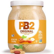 Powdered Peanut Butter Powder | 2LB Jar | Certified Gluten Free, Low-Carb, Keto 