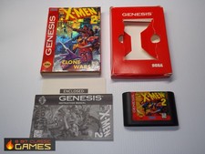 X-Men 2 the Clone Wars  COMPLETE BOX    - Sega Genesis - 626a