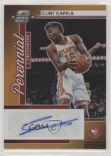 2021 Panini Contenders Optic Perennial Orange Prizm 17/25 Clint Capela Auto 1u6