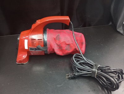 #ad #ad Royal Dirt Devil Plus Hand Vac Vacuum Cleaner Model 08100 Red Portable Tested $32.99