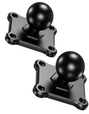 BRCOVAN 2 PCS, 1'' Ball Mount Base with Aluminum Alloy 4-Hole AMPS Square Plate