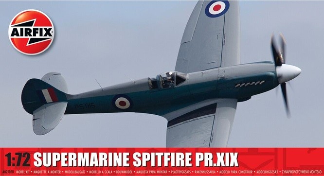 Airfix A02017B 1/72 Supermarine Spitfire PR.XIX Aircraft Model Kit - New