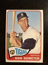 1965 TOPPS #429 DON DEMETER DETROIT TIGERS EX-MT *Hot Corner Vintage*