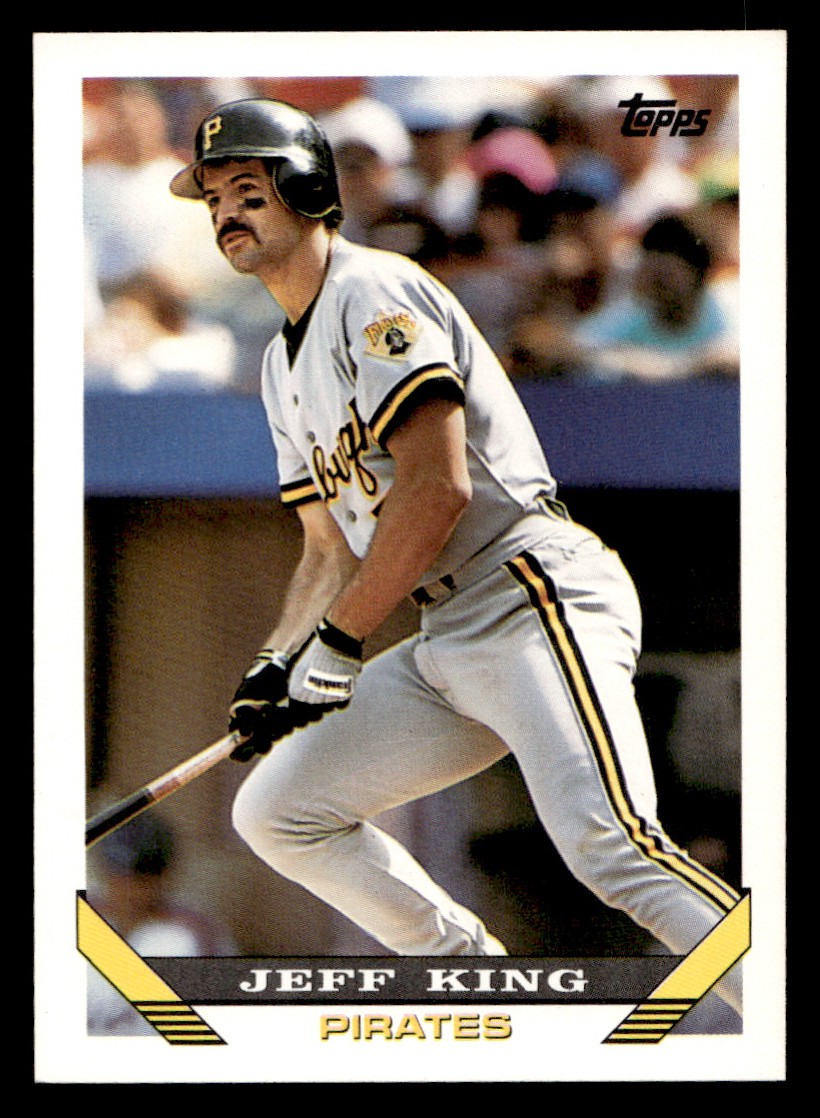 1993 Topps - Jeff King Baseball card #136 Pittsburgh Pirates Raw Trading Card