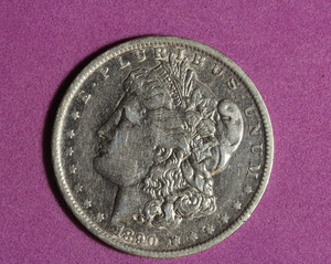 1890- Morgan Silver Dollar #P35315