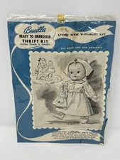 Bucilla 12" Doll LITTLE NURSE Embroider KIT Embroidery Wardrobe Uniform Cap+ VTG