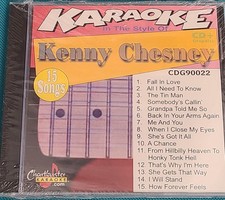 Kenny Chesney Karaoke CDG Chartbuster CDG90022 Fall In Love How Forever Feels
