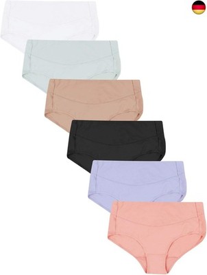 Hanes Damen Mikrofaser Glättung Slip (6er Pack)