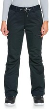 Roxy Women's Nadia True Black Size Large DryFlight Short Snow Pants