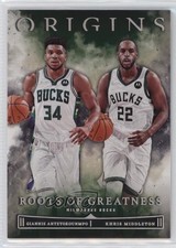 2022 Origins Roots of Greatness Khris Middleton Giannis Antetokounmpo #11 10qe