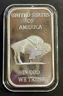 1 oz BUFFALO .999 UNC SILVER BAR ~ IN A HARD PLASTIC CASE ~