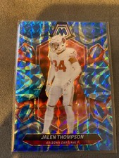 2024 Panini Mosaic Jalen Thompson Blue Mosaic Priz Cardinals