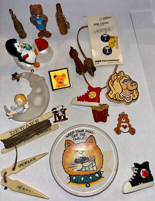 VTG Lot Miss Piggy McDonald s Dewars White Label Whisky Converse Care Bear