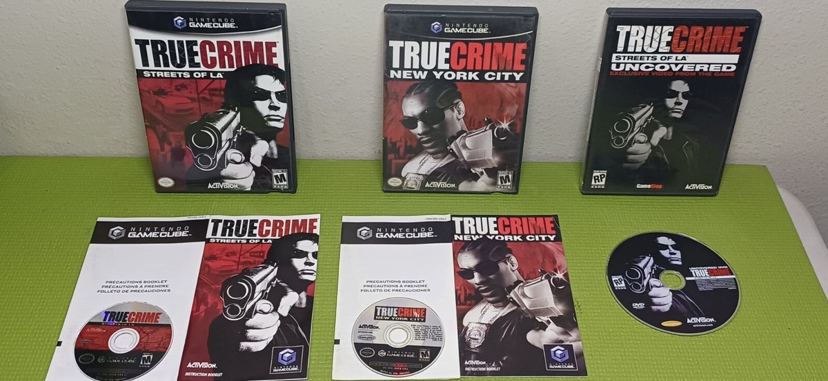 True Crime New York City/Streets Of LA/DVD GameStop Gamecube CIB