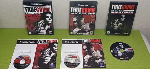 True Crime New York City/Streets OF LA/DVD GameStop Gamecube CIB Authentic Rare - Picture 6 of 6