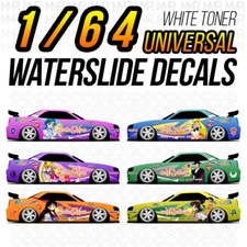 1/64 SAILOR MOON v2 Itasha WaterSlide Decal White Toner Universal for Hot