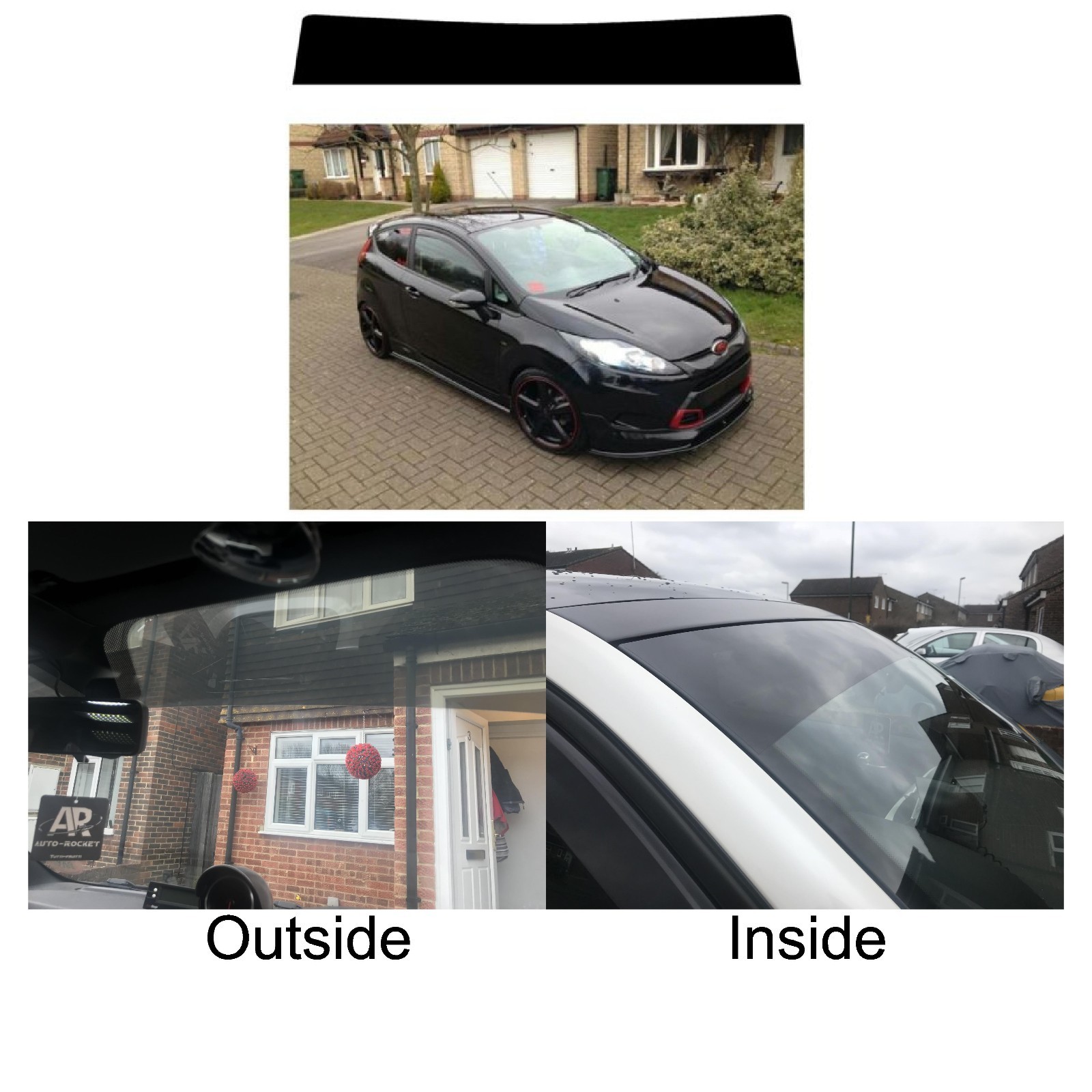 Ford Fiesta gen6 2008 to 2018 -  pre cut, Easy Fit Window Tint, no trimmimg