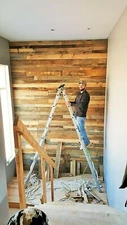 *10 SQ. FOOT(2 1/2" WIDE) RECLAIMED WOOD ACCENT WALLBOARDS FROM BARN LUMBER 